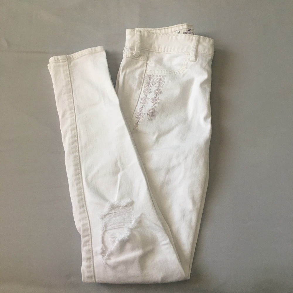 White Hollister Jeans